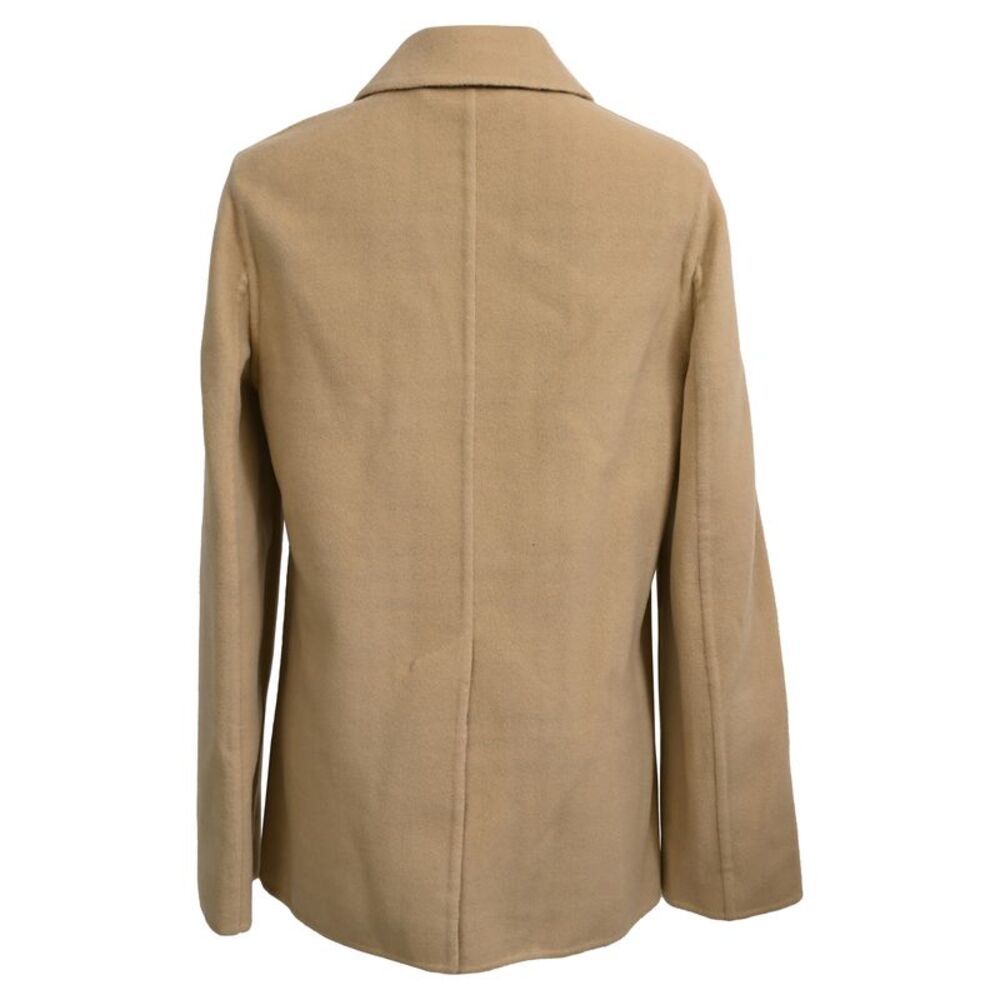 Burberry Single-Breasted Jacket in Beige Wool - Picture 5 of 12